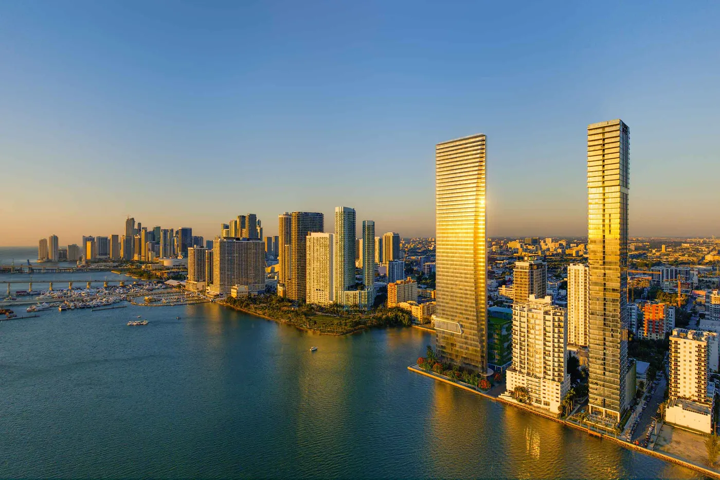 Rendering-of-EDITION-Residences-Miami-Edgewater-Aerial-View