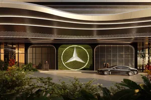 Mercedes-Benz Places Miami Porte Cochere